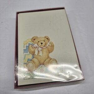 Vintage 1992 Frasier Embossed Notes Cards + Envelopes New USA Bear Cat Bunny NEW